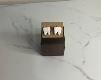 Polymer Clay Teeth Studs
