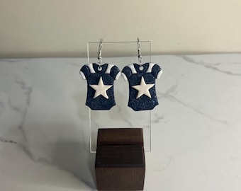 Dallas Football Jersey earrings