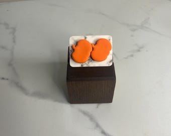 Polymer Clay Pumpkin Earrings