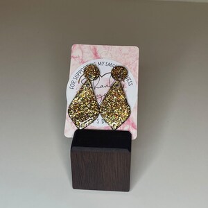 Glitter Polymer Clay Earrings