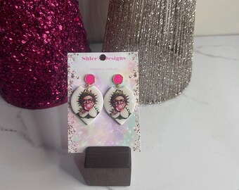 Christmas Elf Polymer Clay Earrings