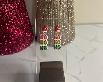 Ho, Ho, Ho Dangle Earrings