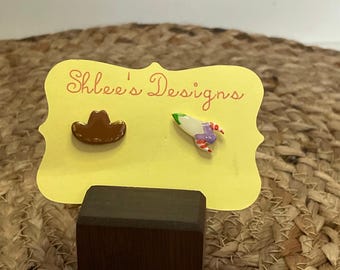 Toy Story Inspired Polymer Clay Studs