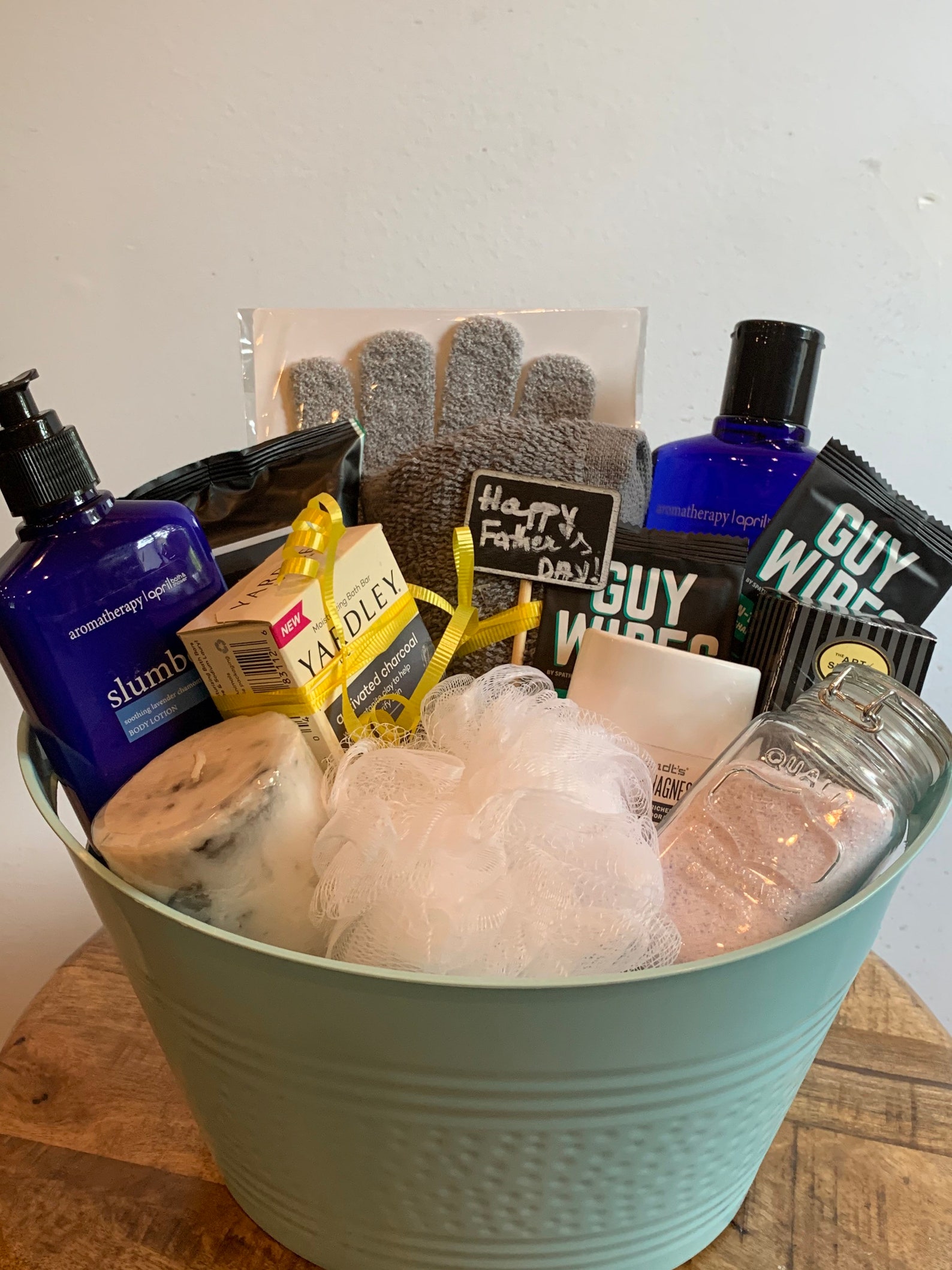 Mens Spa Gift Basket Etsy
