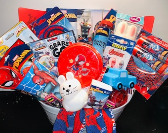Spider-Man#pre-filled gift basket#birthday-gift#holiday#Easter