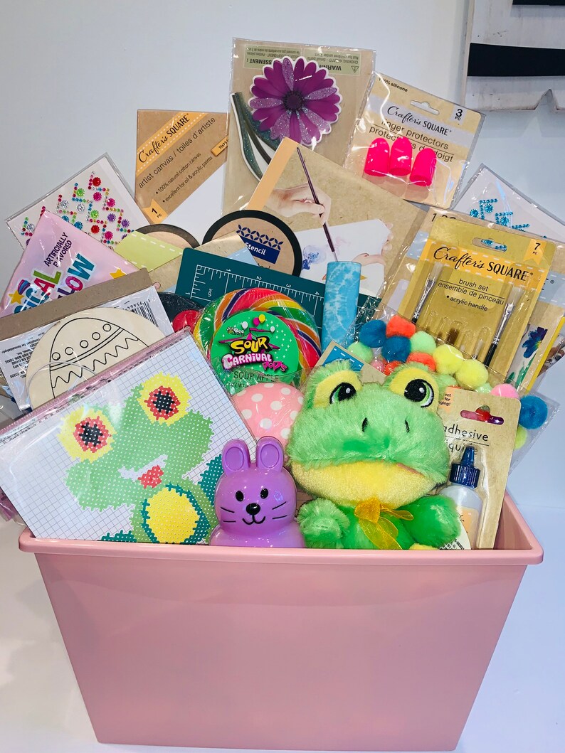 Prefilled Arts and Craft Gift Basket Etsy