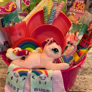 Little Pony Girls Gift Basket My Little Pony Etsy