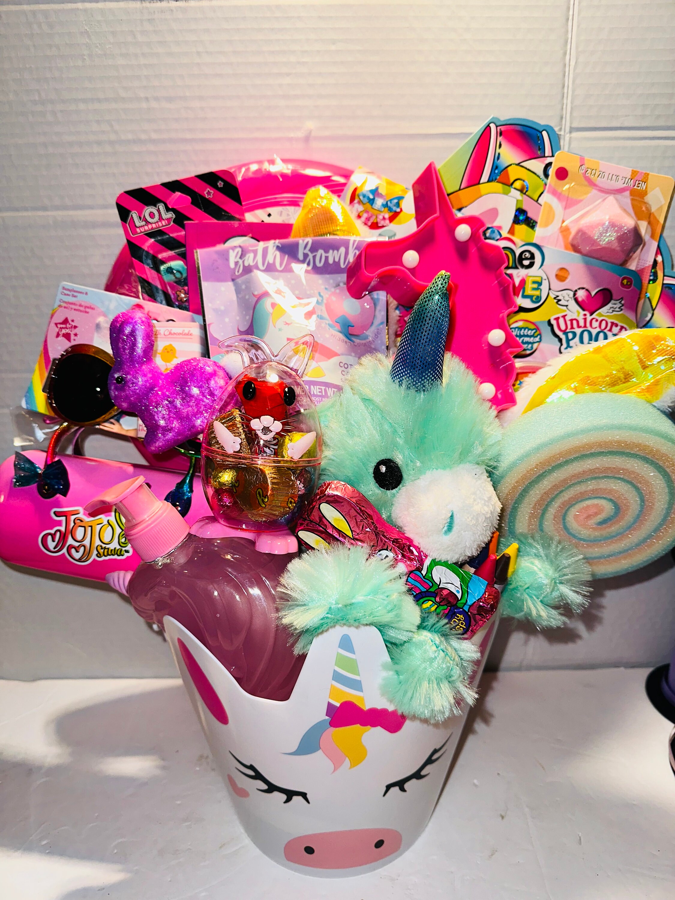 Unicorn outlet easter basket
