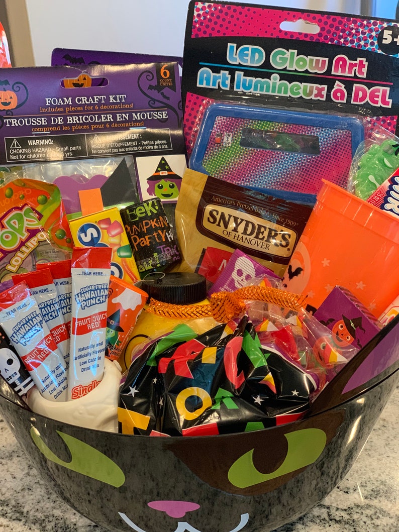 Spooky Halloween Gift Basket Etsy