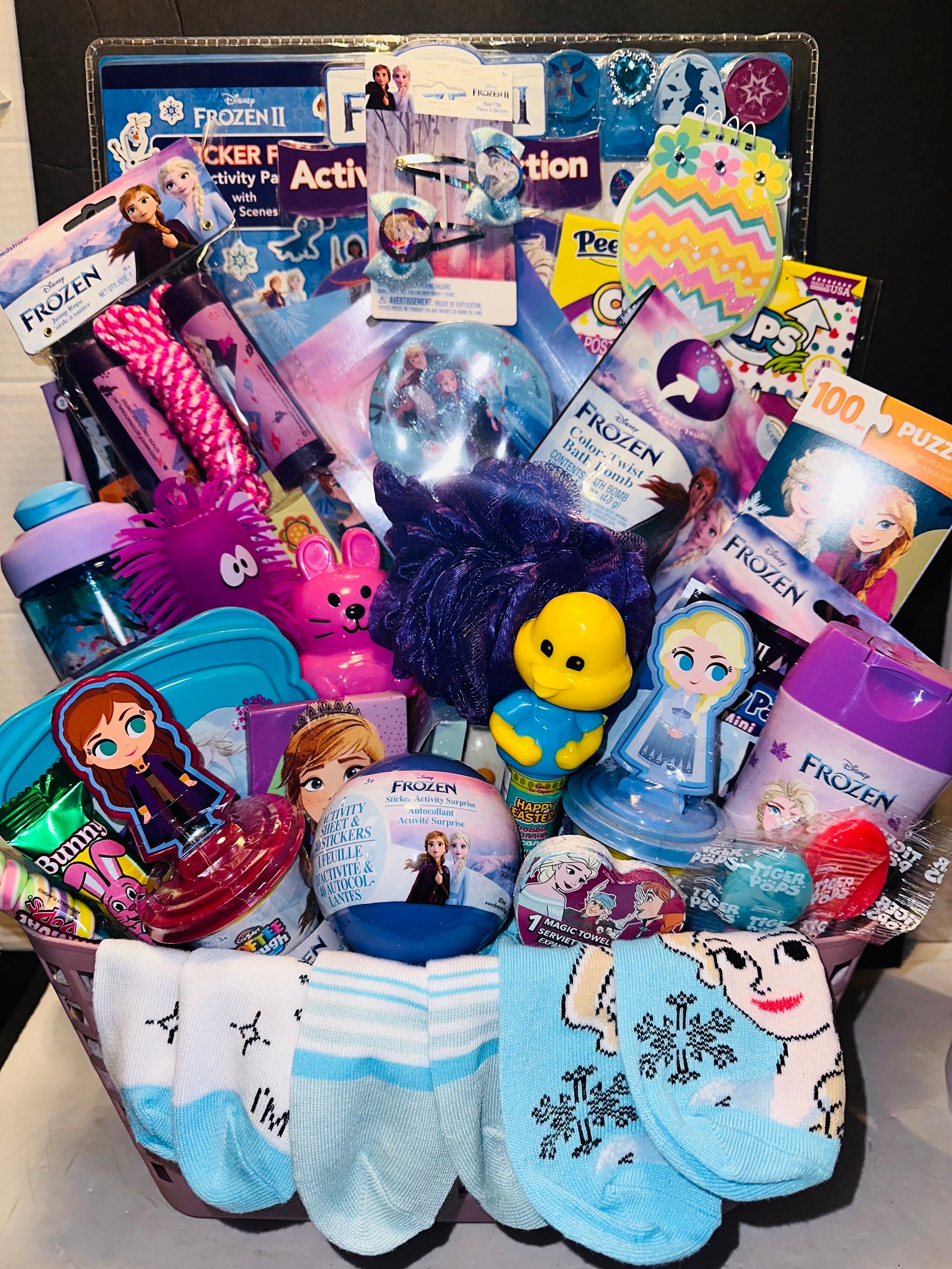 Frozen Girls Gift Basket Etsy