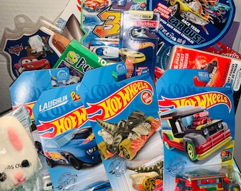 Fun Wheels cars and trucks Pre-Filled gift basket