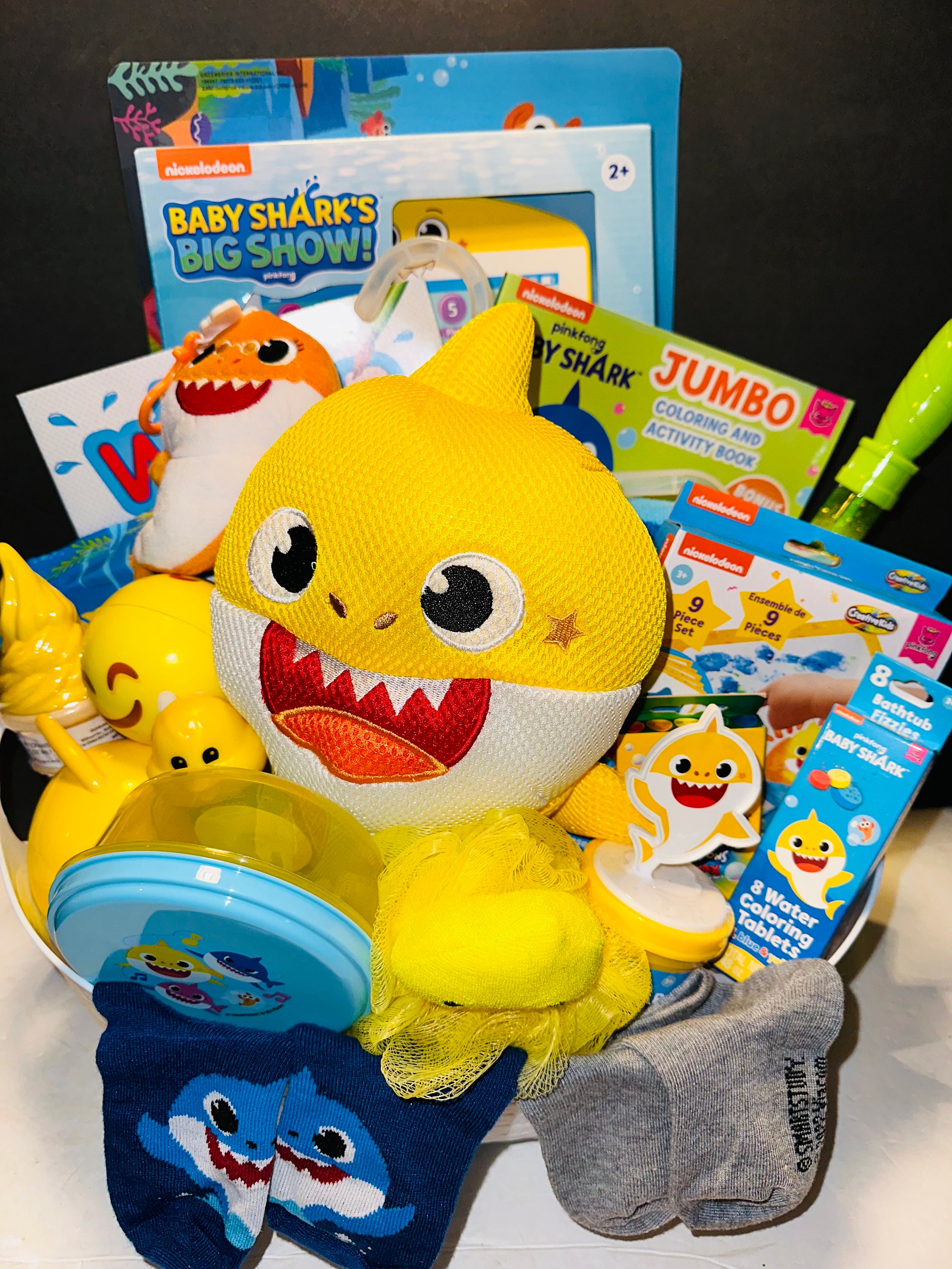 Baby Shark Pre-filled Gift Basket - Etsy