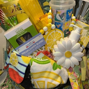 Lemon Themed Gardening Gift Basket - Etsy
