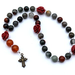 Protestant Prayer Beads Bloodstone
