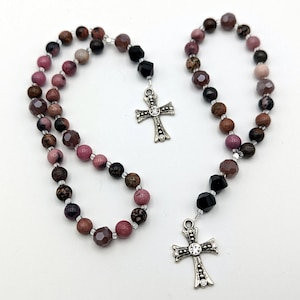 Protestant Prayer Beads Parent Child Rhodonite