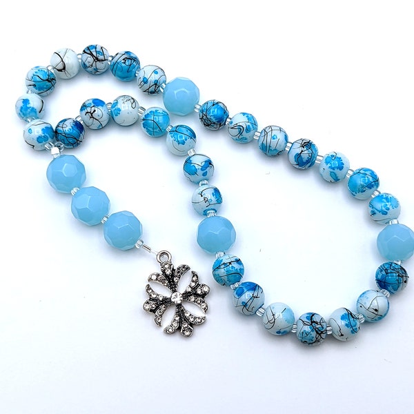 Protestant Prayer Beads Blue