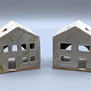 Ceramic Tealight Candle Holder House