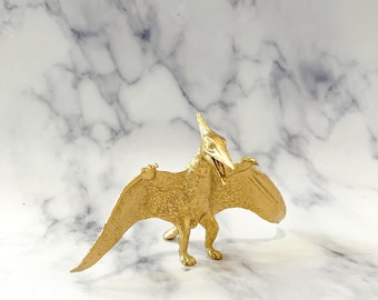 Metallic Gold Pterodactyls pterosaurs Dinosaur-Dino-Birthday-Wedding-Shower-Nursery-Decor-Party Decor-Favors-Cake Topper-Glam-Centerpiece