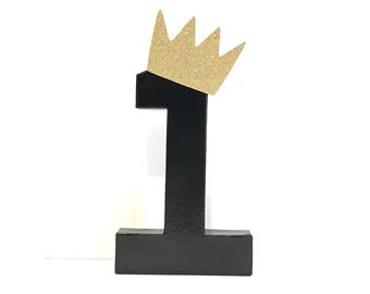 Wild ONE Stand Up Number 1-Birthday-Party-Photo Prop-Decorations-1st Birthday-Cake Smash-Where the Wild Things Are-Decor-Decorations-Boy Grl