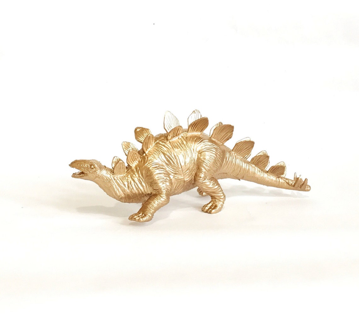 Metallic Gold Stegosaurus Dinosaur-dino-birthday-wedding-shower-nursery ...