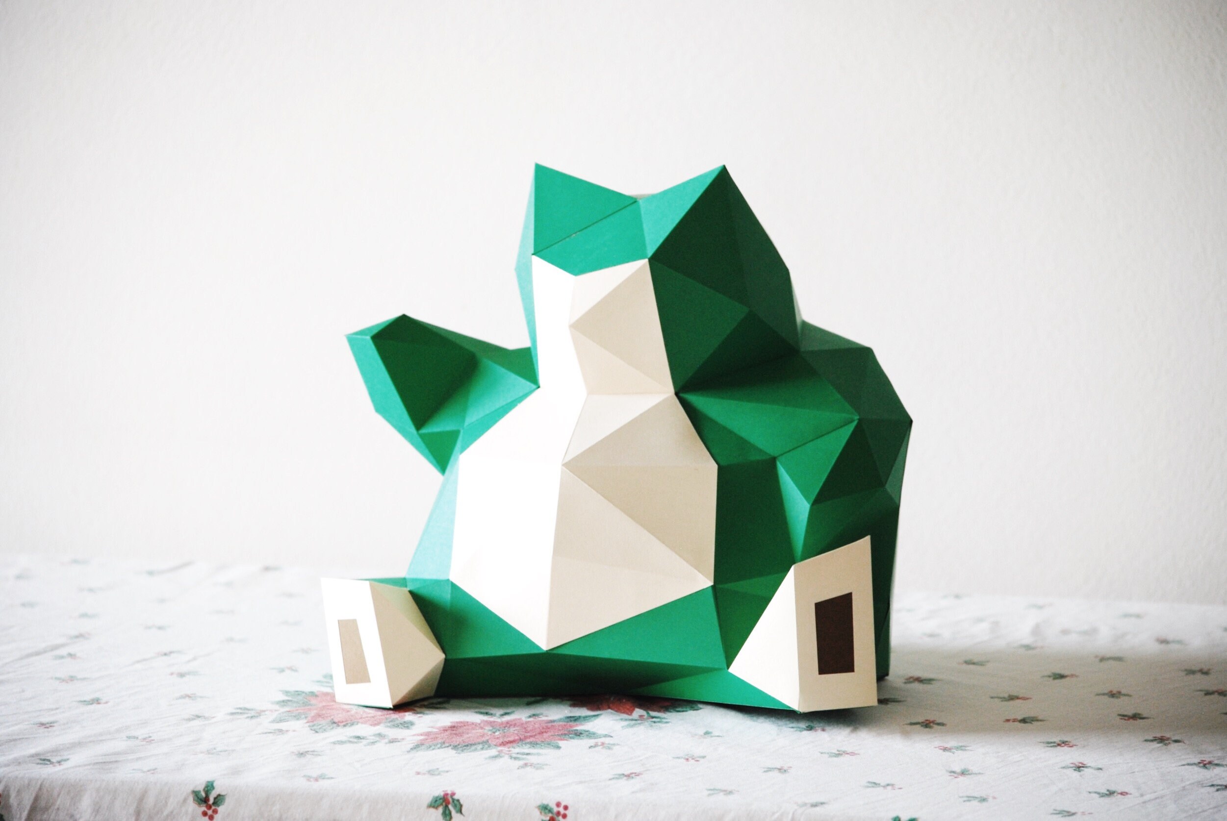 paper craft diy snorlax