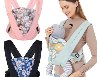 Baby Carrier Slings Wraps Toddler Wrap Holder Straps Hands Free Ergonomic Portable Convertible Front and Back Baby Carrier Christmas Gift