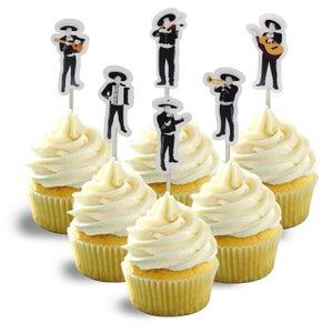 Mariachi Tasse KuchenDeckel doppelseitig 5 de Mayo Tag der toten Coco Thema Party noche de Muertos mexikanische Dekor Kuchen Dekor Hochzeit mexikanischen