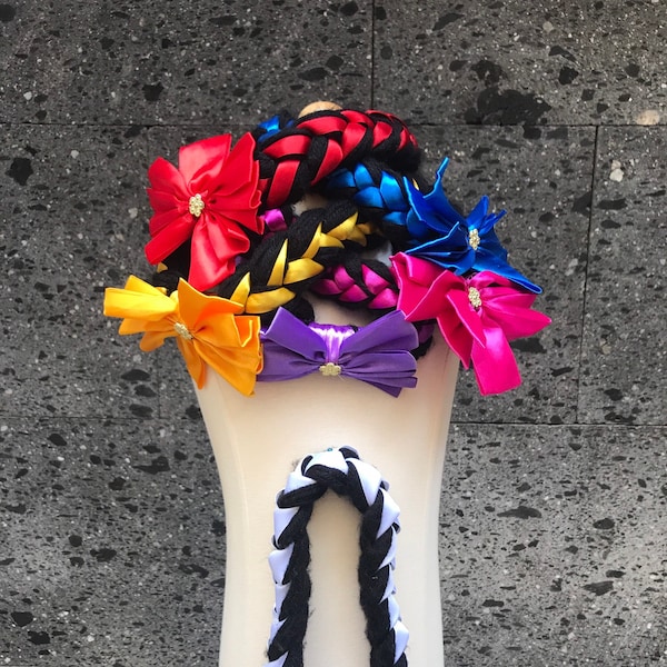 Diadema folclórica mexicana pieza de cabeza danza folclórica accesorios dia de muertos 5 de mayo dia de muertos fiesta mexicana boda membrillo