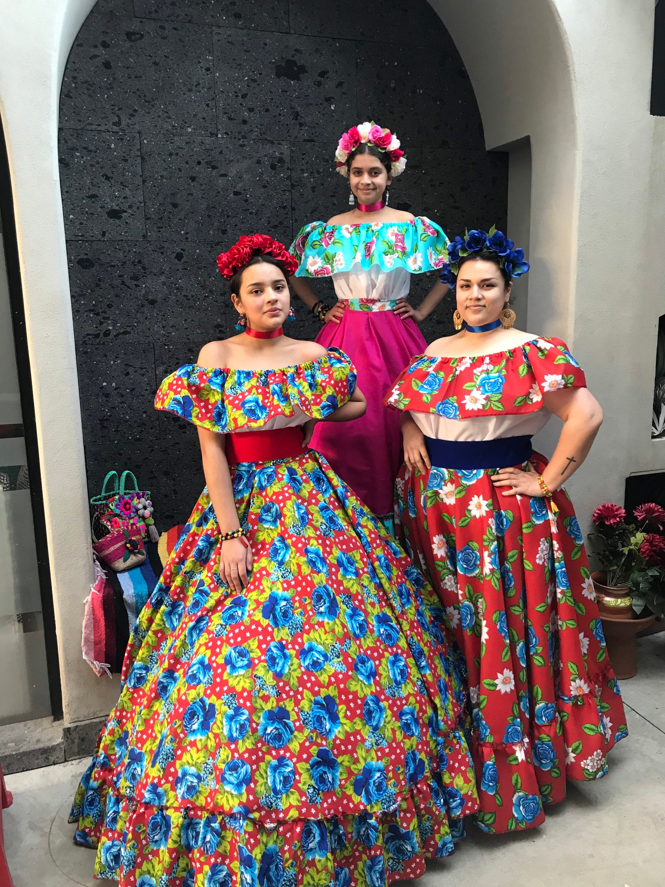 Handmade mexican dresses sales