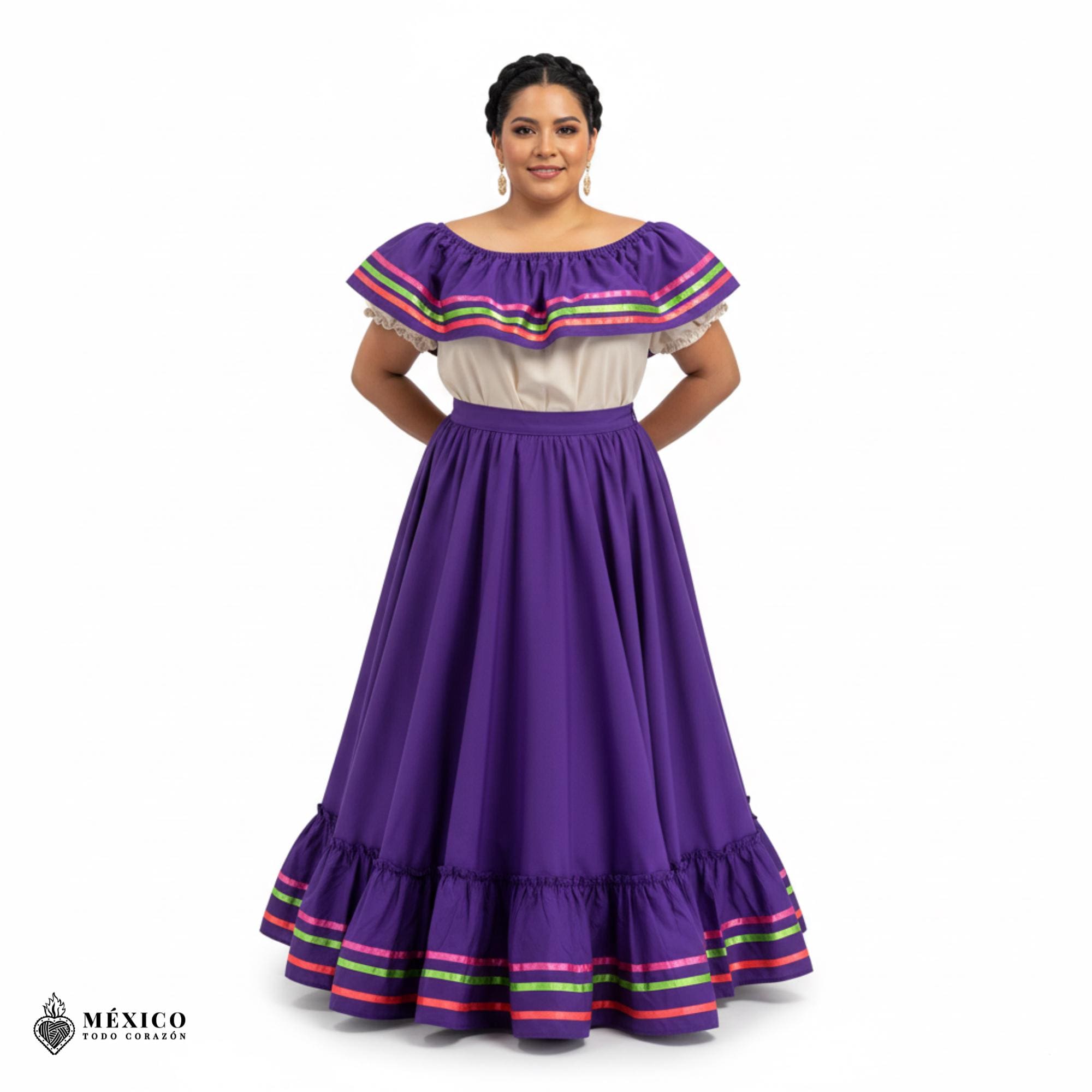 open lace back dress Mexican Dress Puebla Hand Embroidered (Purple, Small) at Amazon Women's  Clothing store