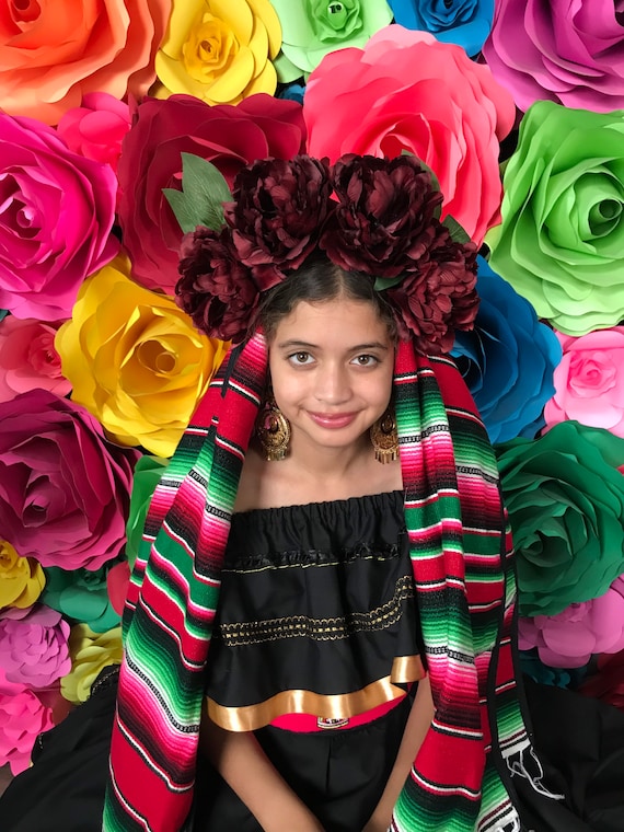 Day of the Dead Head Band Catrina Frida Inspired Kids 5 De Mayo