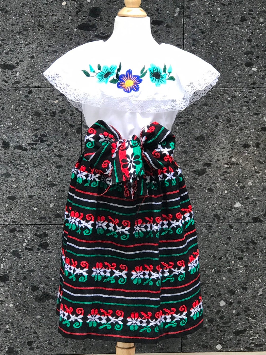 Cambaya メキシカン キッズドレス サイズ 4 ハンドメイド
