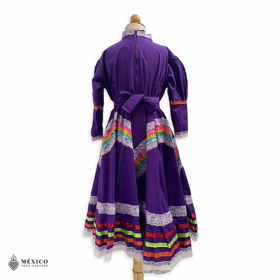 Purple Traditional Jalisco One-piece Dress Mexican Folklore Wear (size 6) - Etsy Purple Traditional Jalisco One-piece Dress Mexican Folklore Wear (size 6) - Etsy