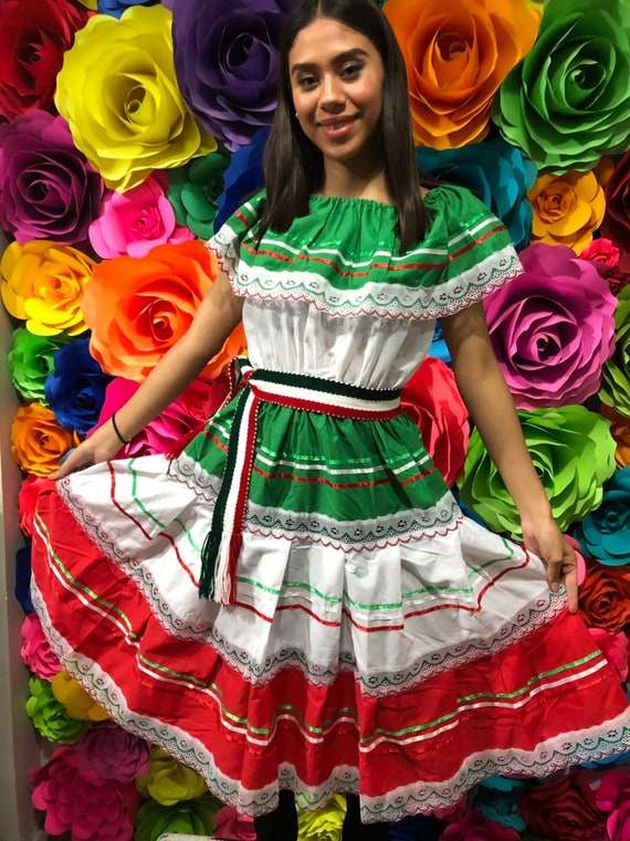 Donne messicane peasent vestito grande -  Italia