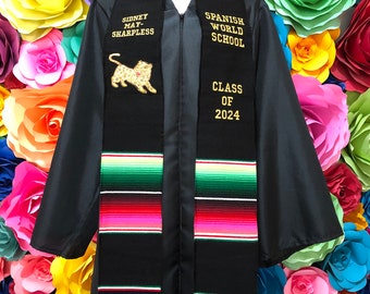 Graduation  sash Mexican stole