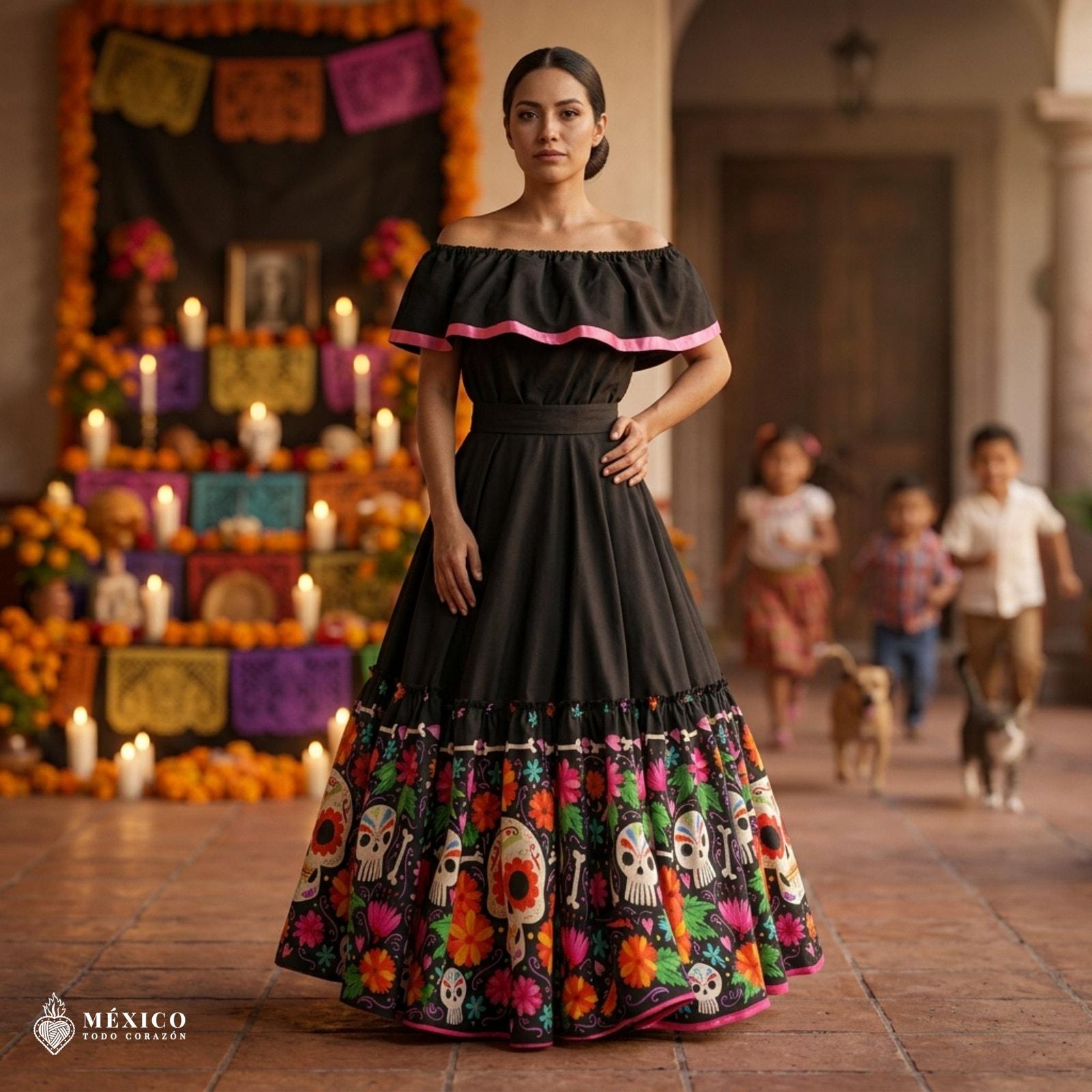 Dia De Los Muertos Dress Woman