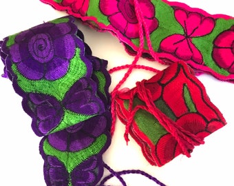 Mexican authentic belt embroidered belt 5 de mayo day of the dead style coco theme party mexican dress belt