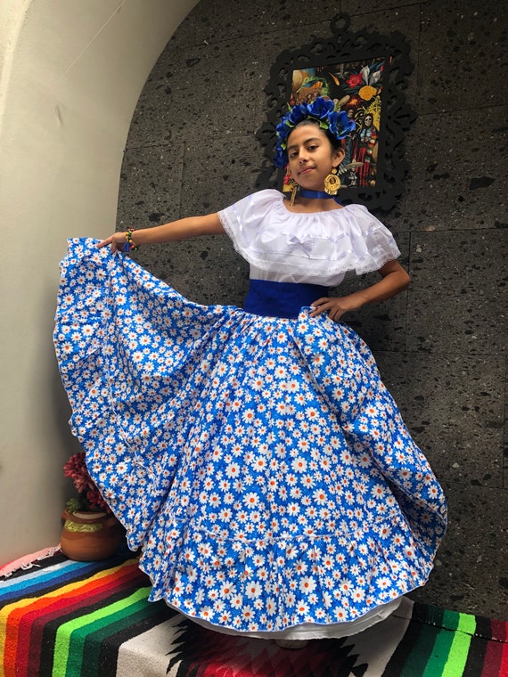 Egoísmo Devastar Perjudicial Mexicana Chica talla 12 FALDA SOLO falda todas floreadas día - Etsy España