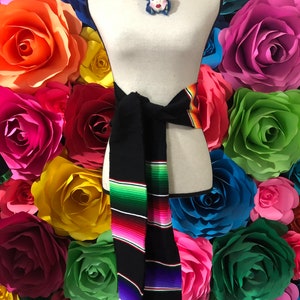 Graduation stole sarape zarape BLANK use your own design or embroidered at home comencement present graduation 2023