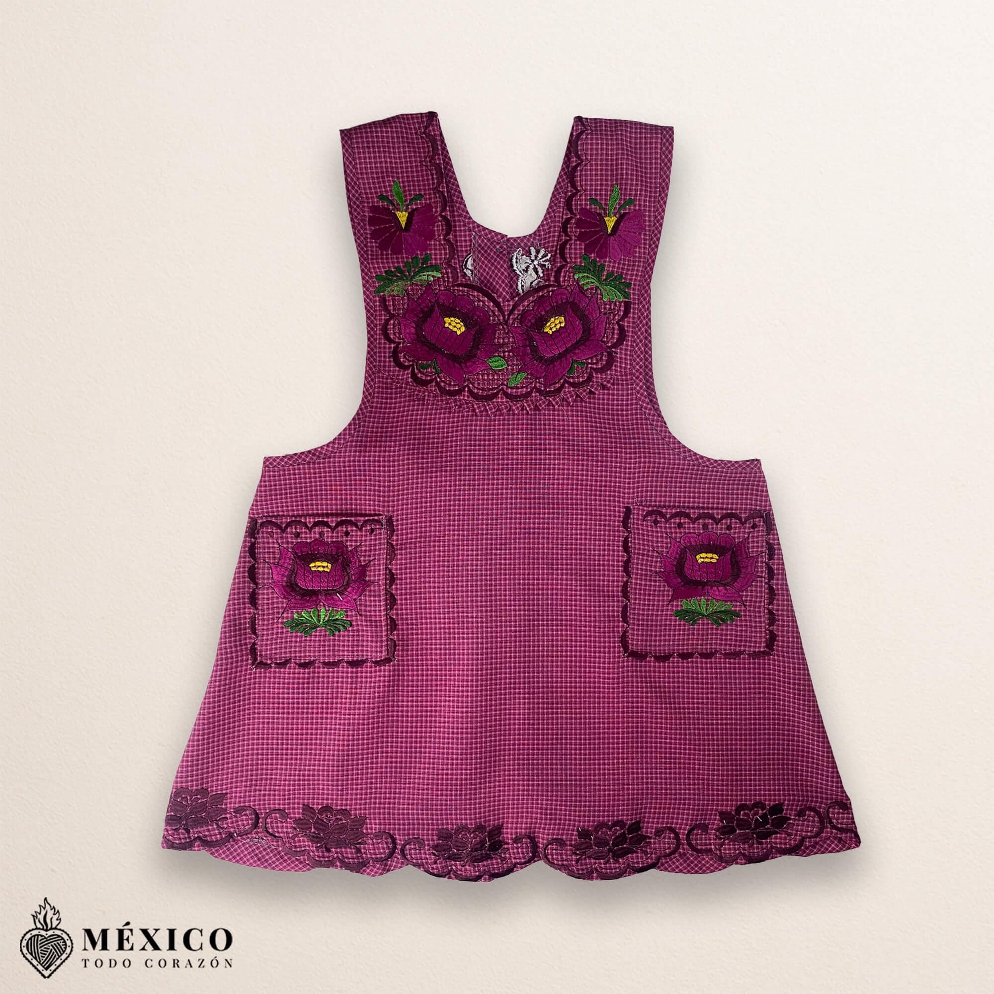 伝統的なメキシコ刺繍エプロン | スタンダードコレクション | ユニーク