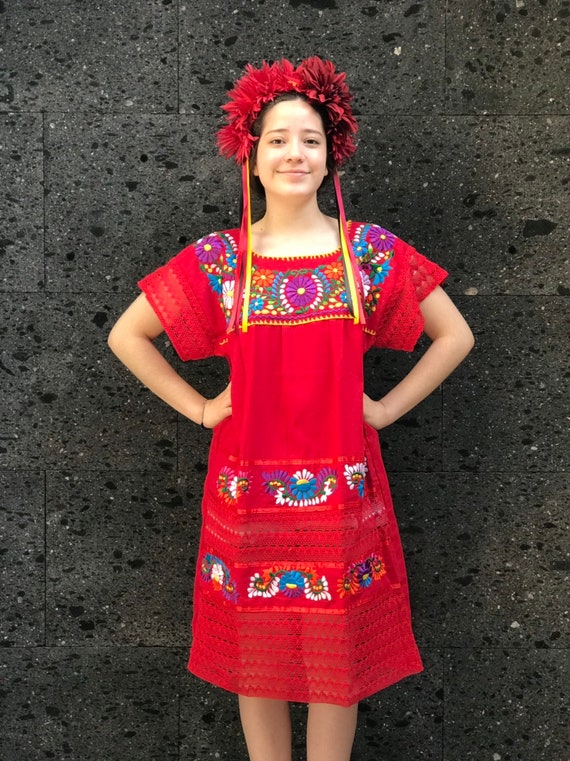 Abito In Cotone Ricamato - Bianco &eacute;cru