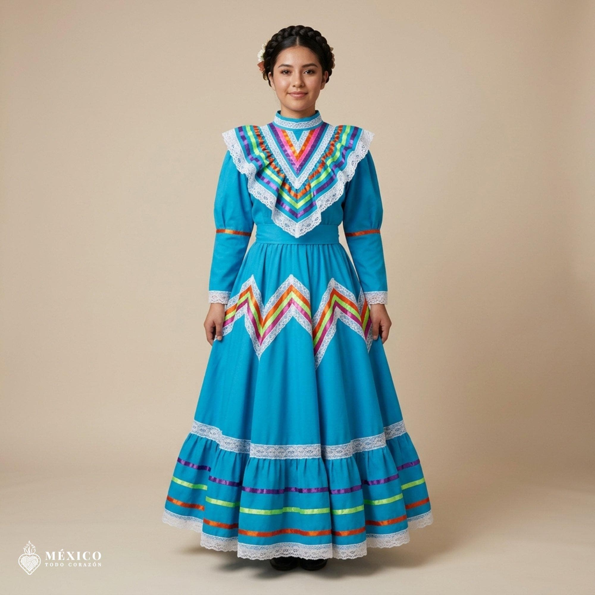 blue folklorico dress Folklorico Dress for Sale in Phoenix, AZ