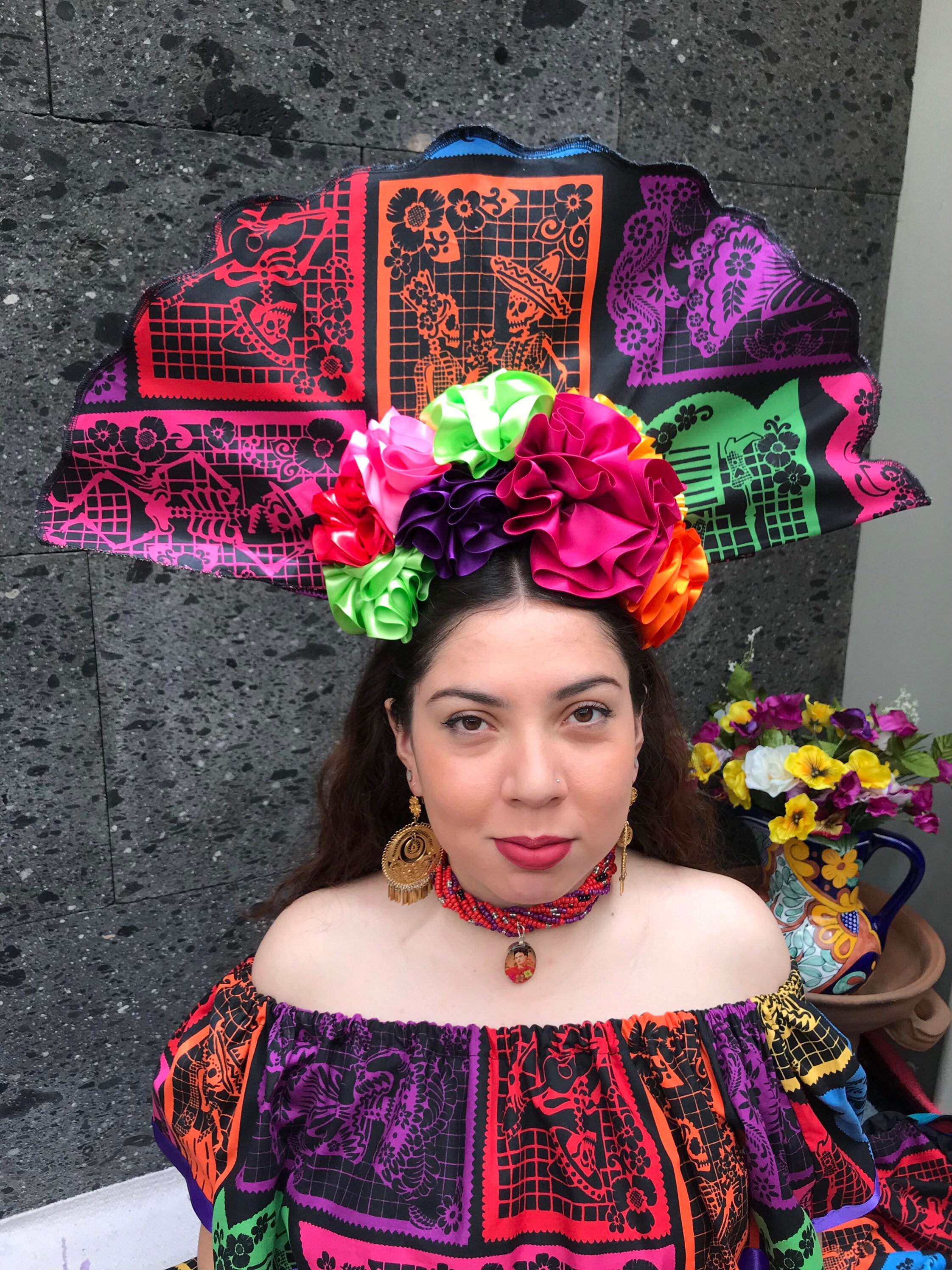 Day of the Dead Head Band Catrina Inspired Kids 5 De Mayo  display picture 1
