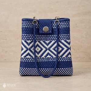 Traditional Mexican Bag – Colorful Reusable Plastic Market Bag