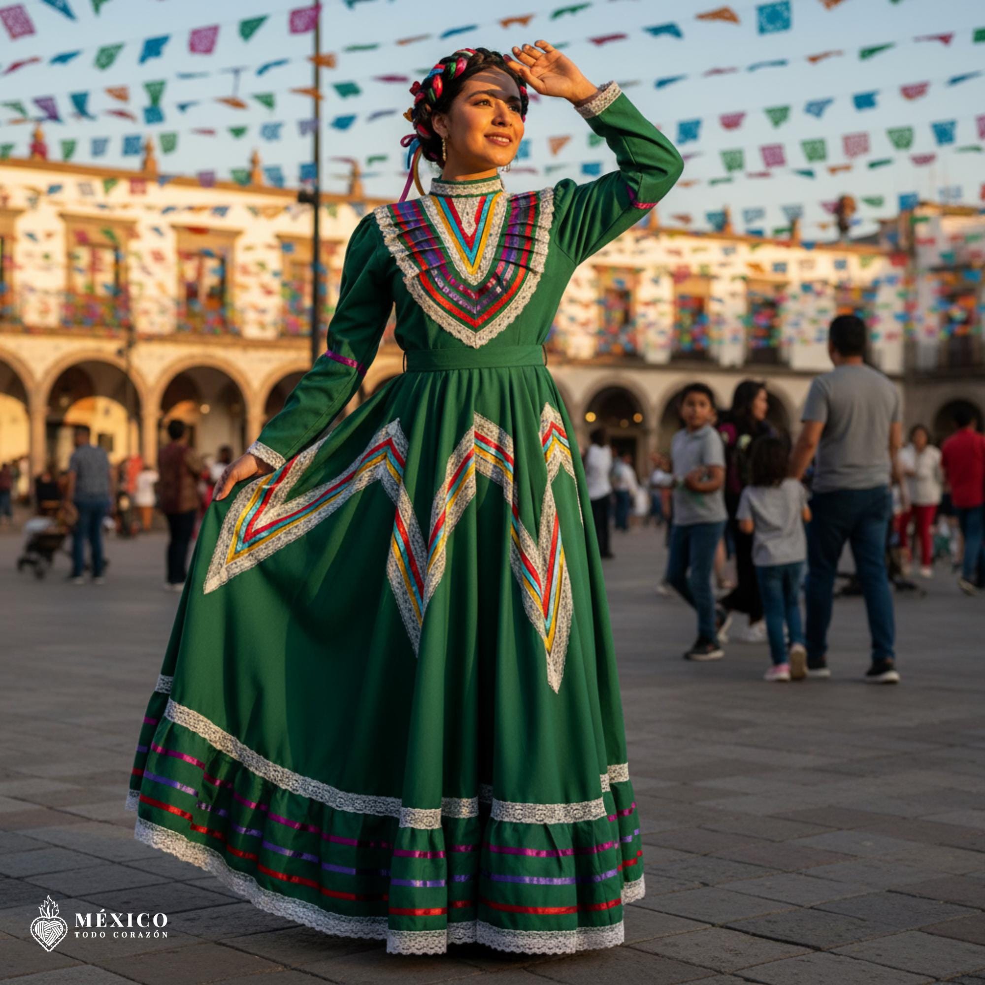 Green Traditional Jalisco One-piece Dress Mexican Folklore Wear (size 16) - Etsy Green Traditional Jalisco One-piece Dress Mexican Folklore Wear (size 16) - Etsy