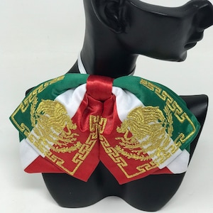Corbata de charro mexicana de moño para bebé, pajarita para bebé, negra, azul, tricolor, disponible para pedidos personalizados