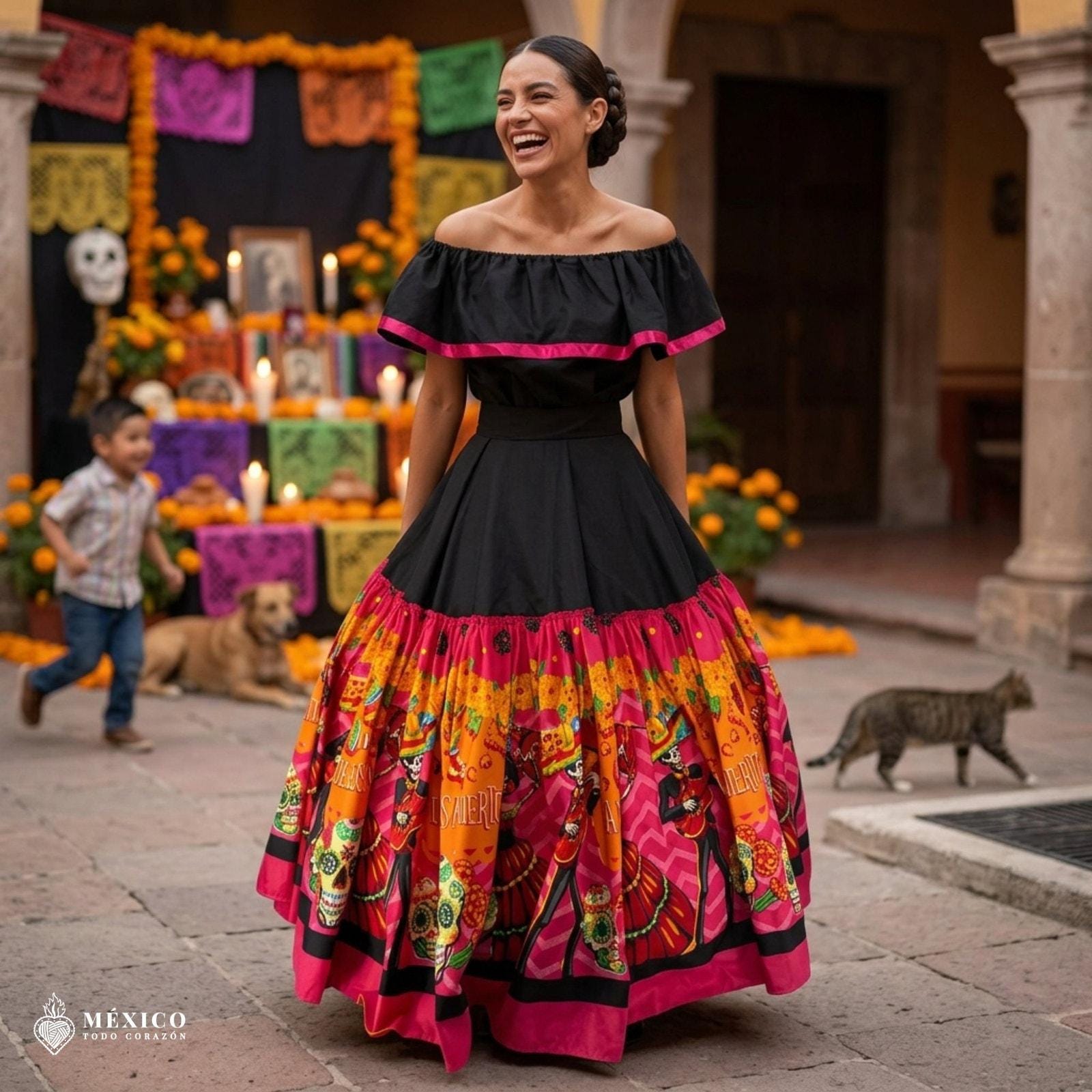 spanish design dresses Traditional Dress UAE Warehouse FestivalQueen Women's Rhinestone Grid Size:S / UK8 / US4 modern spanish style dress
