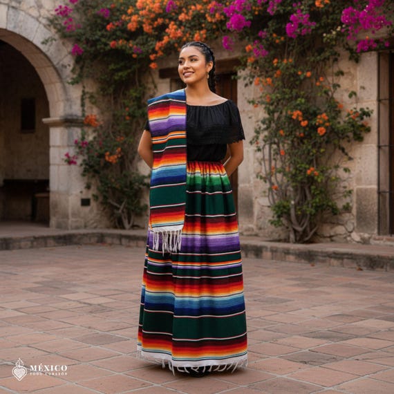 serape maxi dress Sleeveless Serape Maxi Dress Large