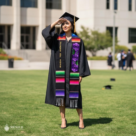 mexican graduation dress Personalized Stole formal modern mexican dress