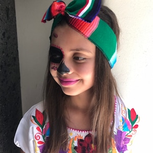 Hair piece flower head piece Handmade - day of the dead  hair piece young adults and adults flower crown 5 de mayo mexican